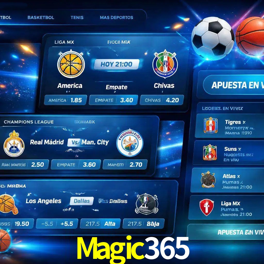 Mercados de apuestas deportivas Magic365 para jugadores en México