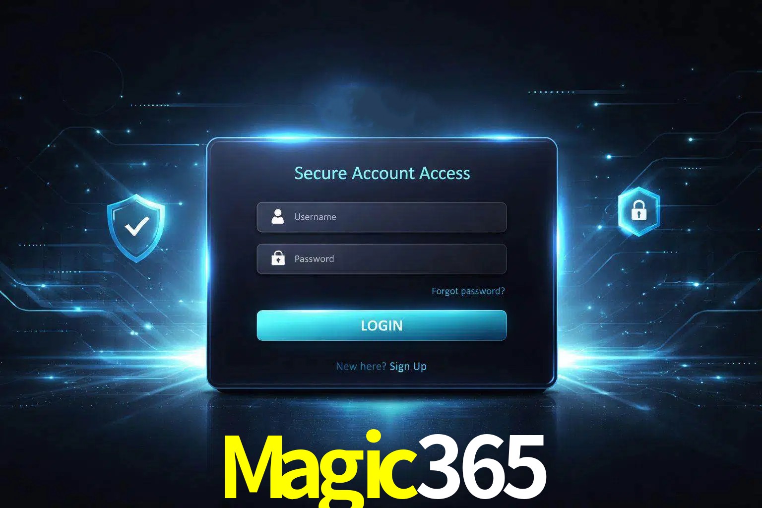 Pantalla de inicio de sesión de cuenta Magic365 para usuarios en México