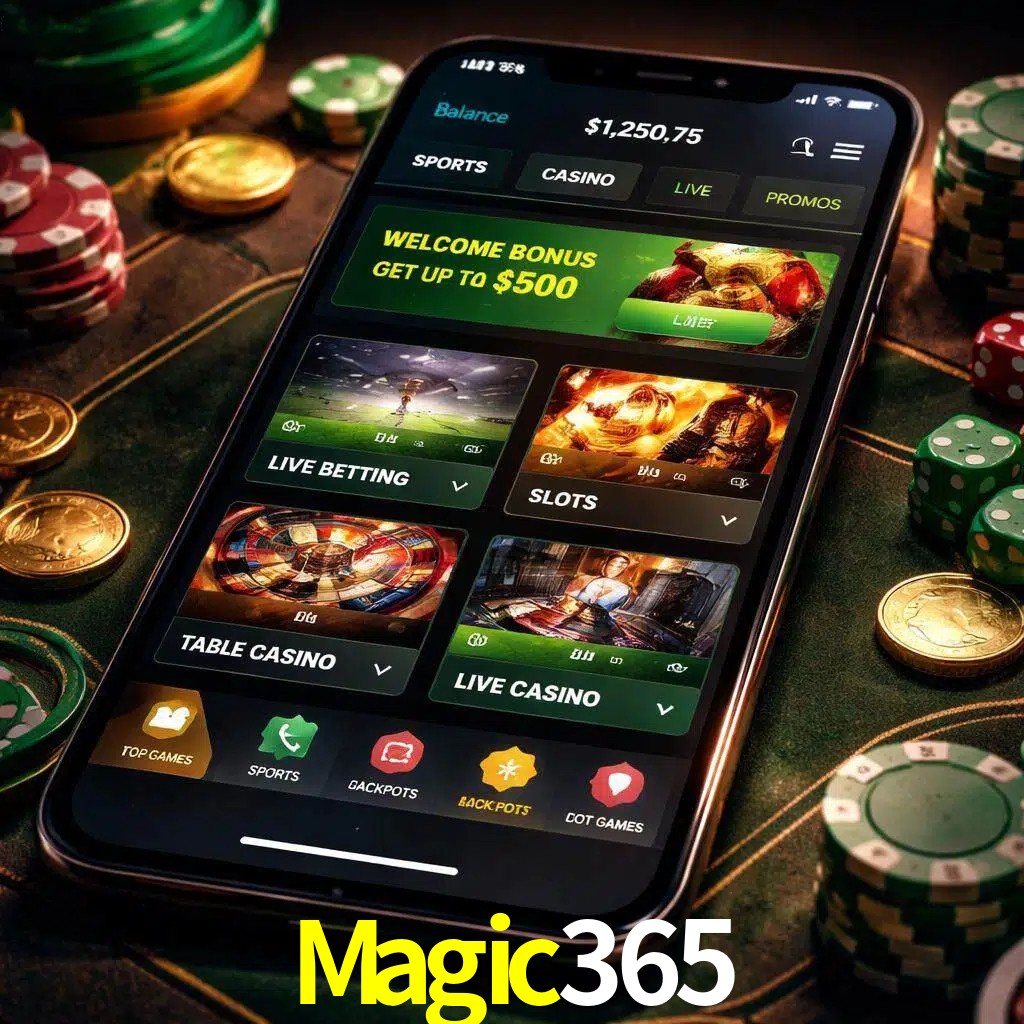 Diseño de juegos móviles Magic365 para usuarios en México