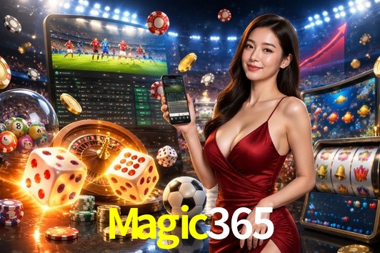 Página principal de Magic365 Casino con juegos en vivo y tragamonedas para México